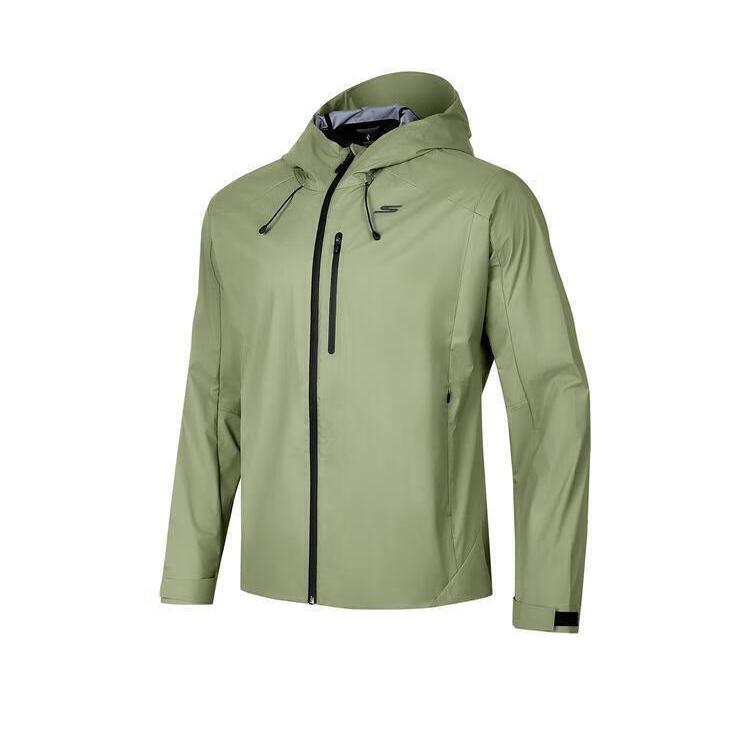 Skechers Logo Woven Hooded Sports Zip Long Sleeve Jacket Men Jacket P324M052-05EY L