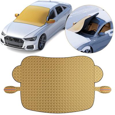 Capa Universal para Para-brisa Dianteiro de Carro Automóvel Protetor Solar Contra Sol Protetor de Carro Cobertura de Gelo de Inverno Cobertura de Geada Cobertura J9H3