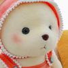 Love Flower Skirt Strap Bear Doll Teddy Bear Couple Wedding Plush Toy