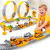 Engineering Rail Car, Train Toy Unisex Children Educational Toy, High-Quality Toy For Children'S Birthday Gift