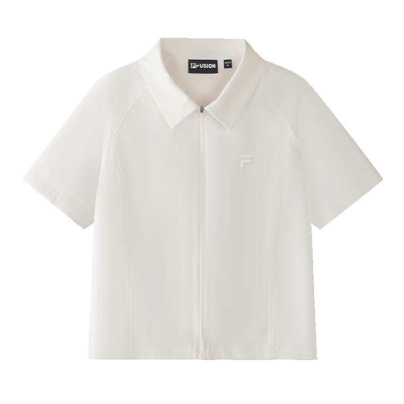 FILA FUSION Women's Woven Short Sleeve Polo Shirt