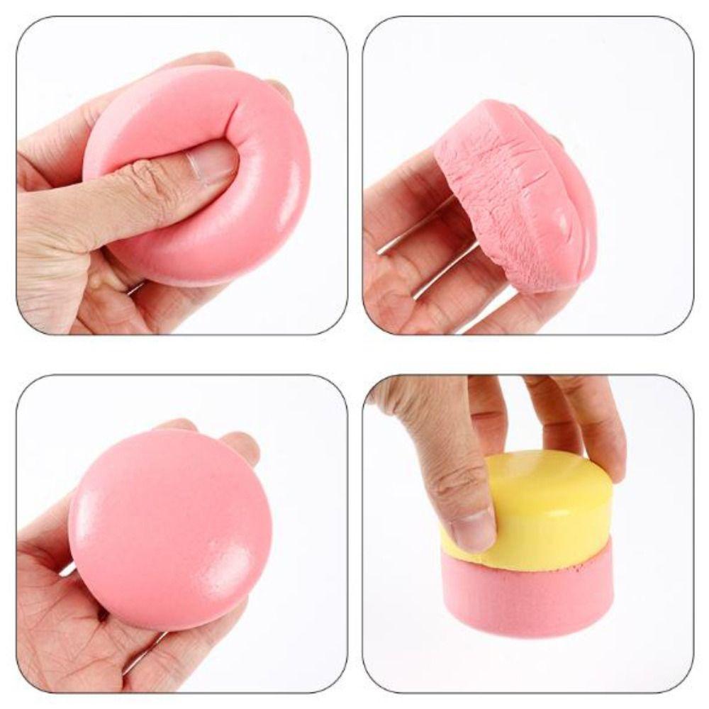 Super Soft Bread Squishy Toy Round Toast Slow Rebound Toys Toast Pinch Toy  Children's Gifts