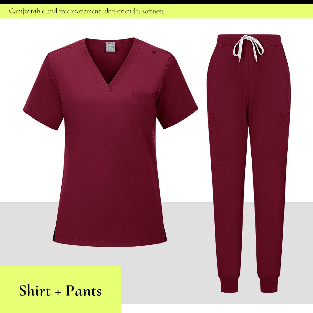 Unisex Medical Scrub Suit for Hospital Operating Room - Breathable, Sweat-Absorbent