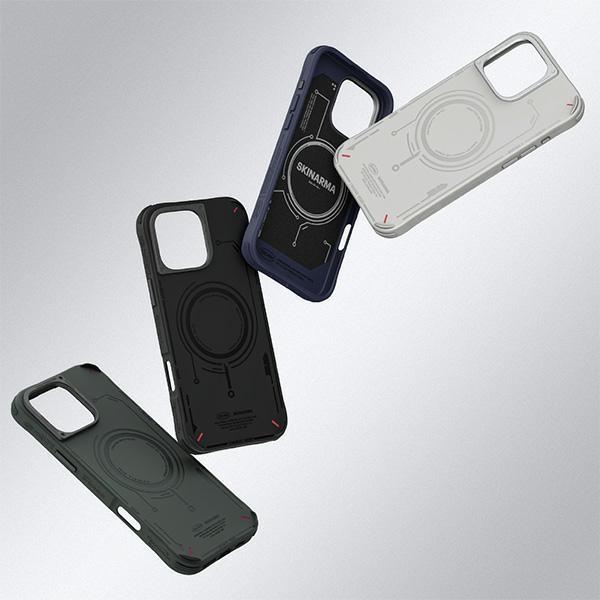 Etui Do iPhone 16 Pro Skinarma Magnetic Charging Oliwkowy