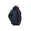 Uniqlo X White Mountaineering High-Performance Composite Zipper Streetwear Loose-Fit Hooded Down Jacket Men outerwear Navy 442563-69
