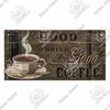 Coffee Metal Hanging Signs Decorative Plaques Door Aluminum Plaque In Home Decor Cafe Kitchen Hanging Home Decor