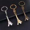 Zinc Zinc Alloy Eiffel Tower Bag Pendant Fashion Paris Keyring France Tower Keychain  Car Key Pendant