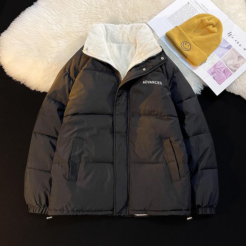 

Winter Cotton-padded Women s New Bread and Clothing Loose Collar Down Cotton-padded Jacket Joker Cotton-padded Jacket Coat M