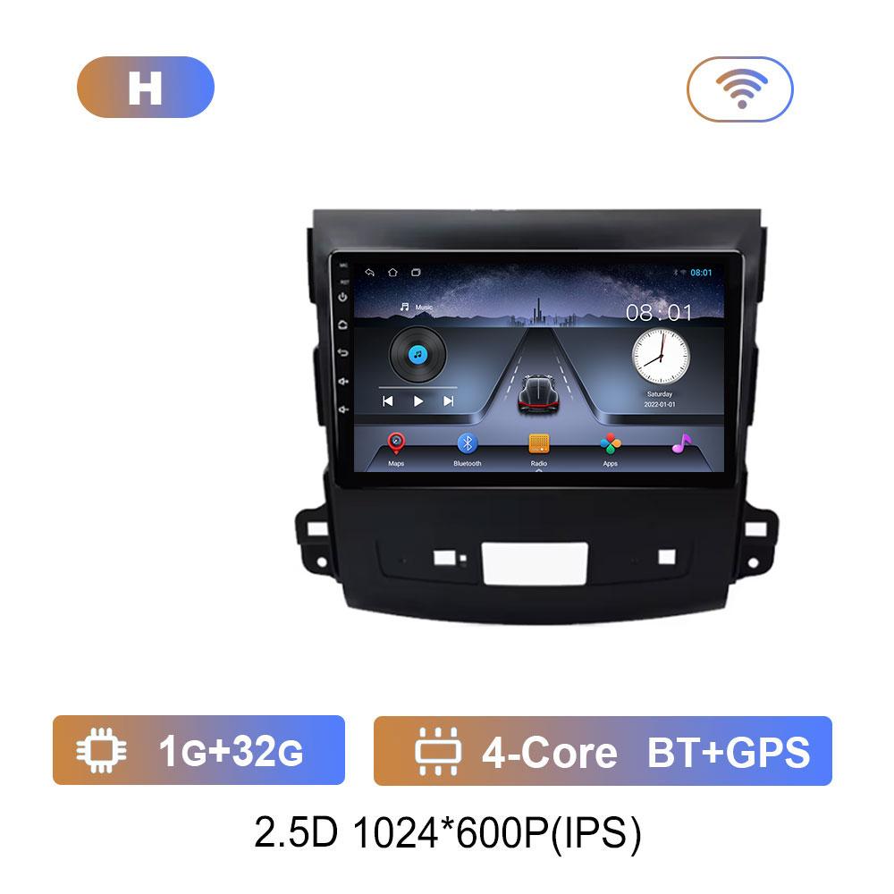 

Мультимедийный плеер с автомобильным радио Android 14 для Citroen C-Crosser для Peugeot 4007 для Mitsubishi Outlander 2005 - 2013 4G HD экран