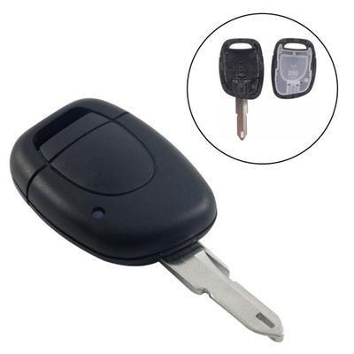 Capa para chave remota de carro com 1 botão para Renault Twingo Clio Kangoo Master