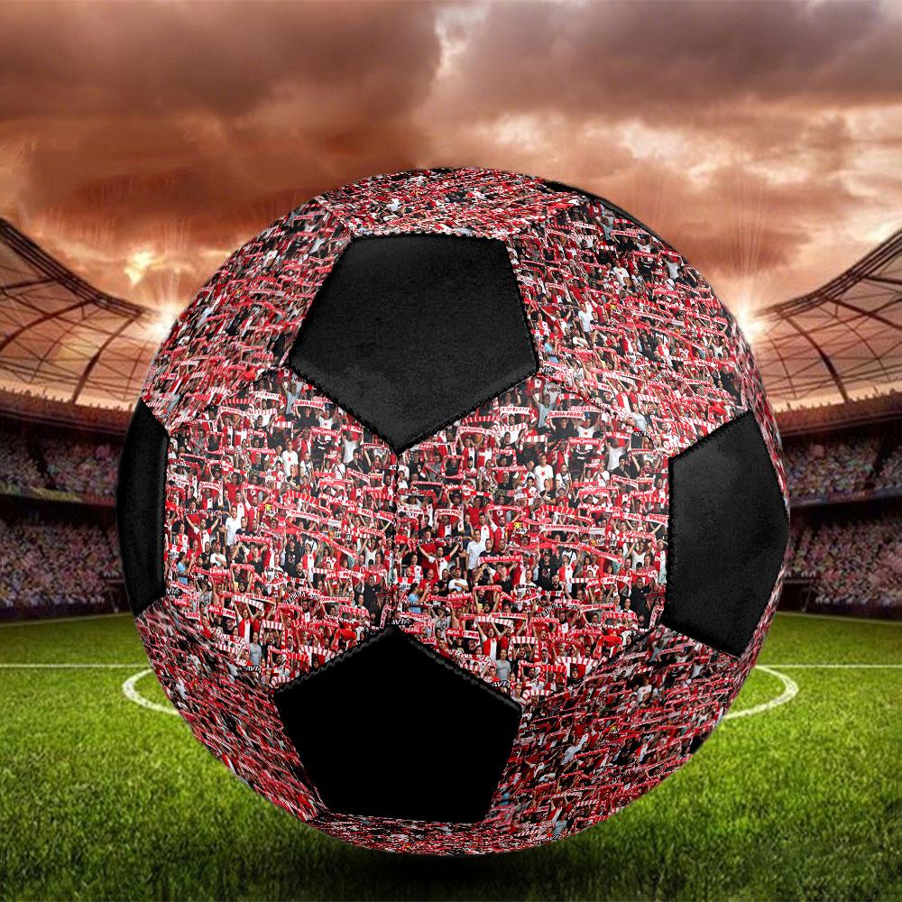 SK Slavia Praha Storlek 5 Fotboll, Maskinsydd PVC, Hållbar & Hög Studs, Passar Alla Åldrar, fan-produkt, matcher & utomhusbruk.