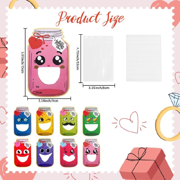Party Favors Set Gift Exchange Glass Jar Cards And Candy Bags User Friendly Party Guest Gift For Guests Holiday Gift