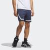 Adidas Basketball Shorts Men's Dark Navy Blue Moderate Straight Fit Pants IL2246