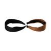 Wide Hairband Vintage Solid Color Women Headband Sweet Hair Hoop Suede Korean Style Hair Hoop