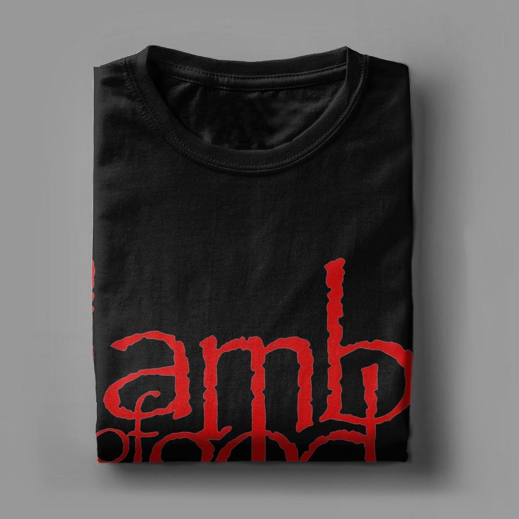 Pánské tričko Lamb Of God z čisté bavlny, vtipná trička s kulatým výstřihem, topy s krátkým rukávem, novinka