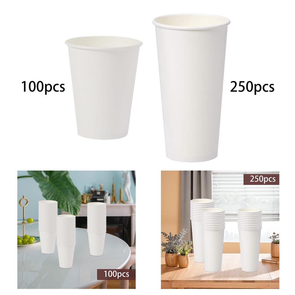 Disposable Coffee Cups Thickened Insulated Durable Eco Friendly Beverage Paper Cup for Milk