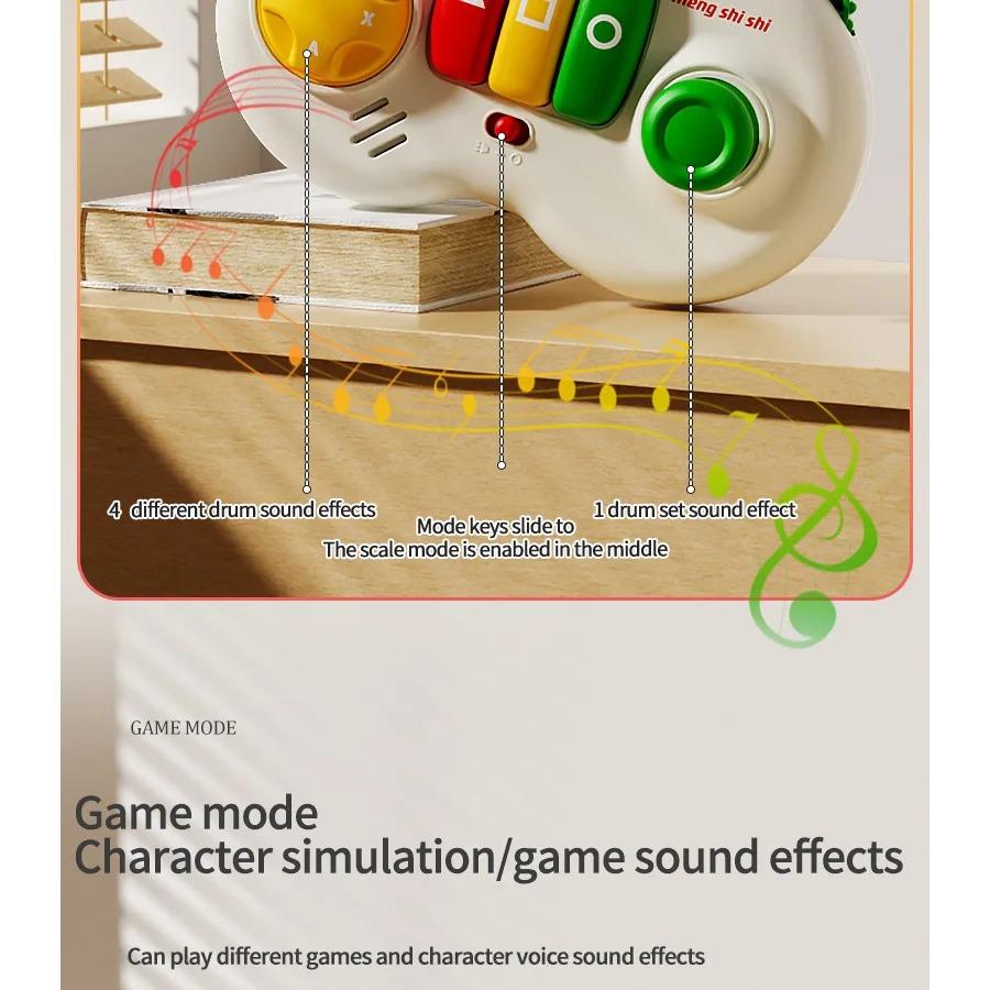 Lighting Music Busy Board Baby Toys Montessori Sensory Play Buttons Simulate Controller Camera Piano Educational Travel Toy Gift