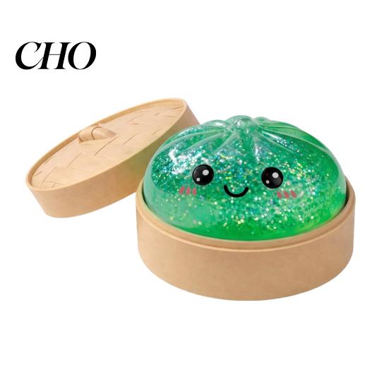 Tragbares Stressabbau-Spielzeug, gedämpftes Brötchen zum Kneten, niedlicher Teigtaschen-Entspannungsball, beruhigendes Fidget-Spielzeug, langsames Aufsteigen, Dekompression für den Schreibtisch, Kawaii-Geschenk