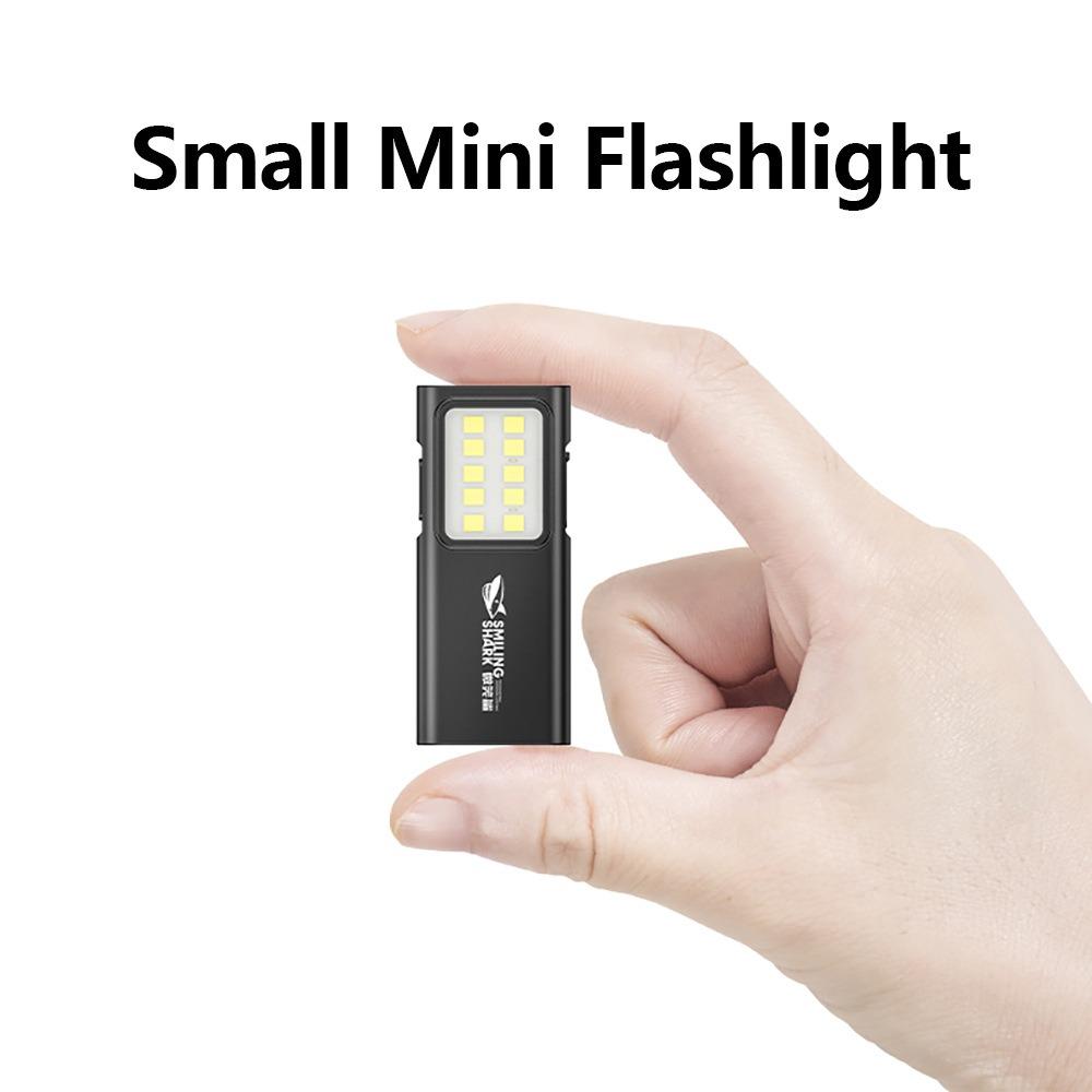 

Portable Mini LED Flashlight Clip-on Rechargeable COB Flashlights Multi-function Sports Headlights for Camping Fishing Running синій