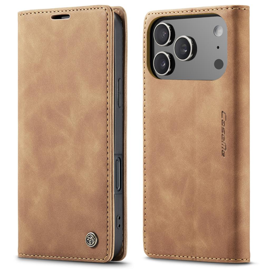 Business Magnetic Card Solt Wallet Flip Leather Case For iPhone 17 Pro Max 16 15 14 13 12 11 Plus 17air 16E Kickstand Book Cover