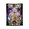 Japanese Anime DBZ Blankets Plush Throw Blanket Summer Air Conditioning Portable Soft Warm Bedsprea,