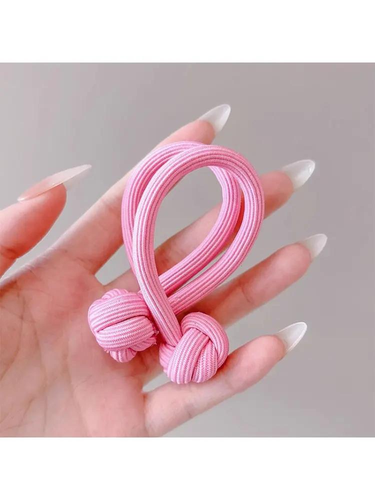 

Hairbands Scrunchies High Ponytail Rubber Bands Knotted Hair Ropes Hair Accessories Elastic Head Rope Headwear Hair Band