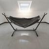 Brazilian Cotton Hammock with Stand, Portable Bag, Indoor/Outdoor, 500lb Capacity