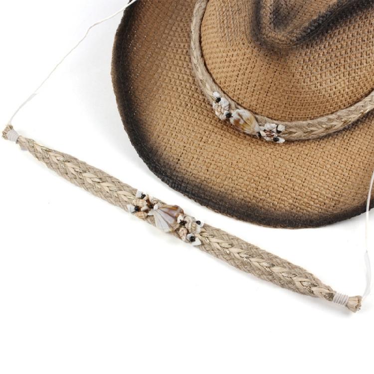 Adjustable Beach Hat Band for Straw Hat Ethnic Sun Hat Bands Hat Accessories