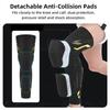 Long Leg Professional Protection Non-Skid Knee Compression Sleeve Protector Cycling Basketball Polyester Knee Sleeves Brace