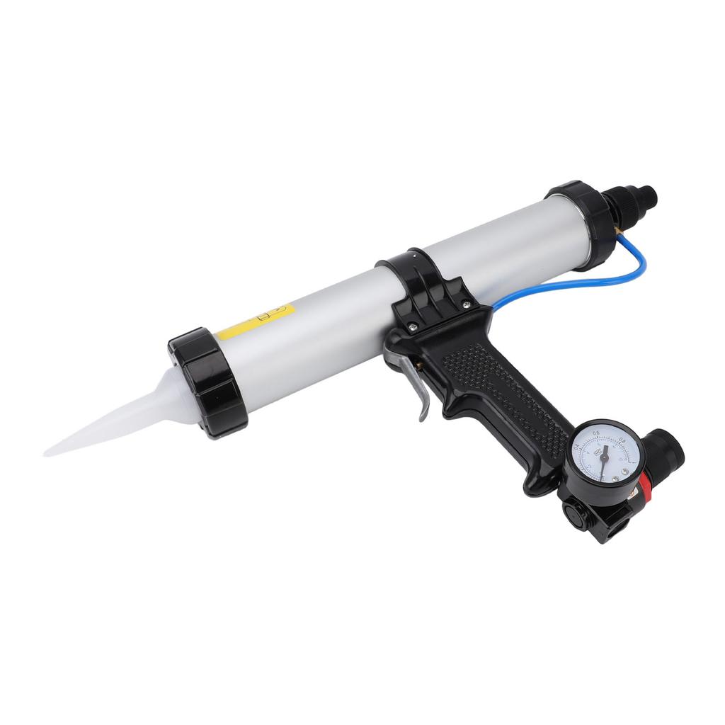 Pneumatic Caulking Tool Aluminum Alloy Compact Pneumatic Cartridge Applicator for Home Decoration 400ml