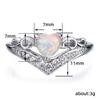 Lindon Classic Copper Alloy Zircon Ring Ladies Jewelry Wedding Promise Party Gift