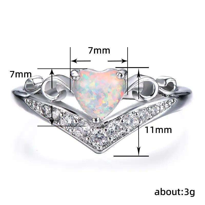 Lindon Classic Copper Alloy Zircon Ring Ladies Jewelry Wedding Promise Party Gift