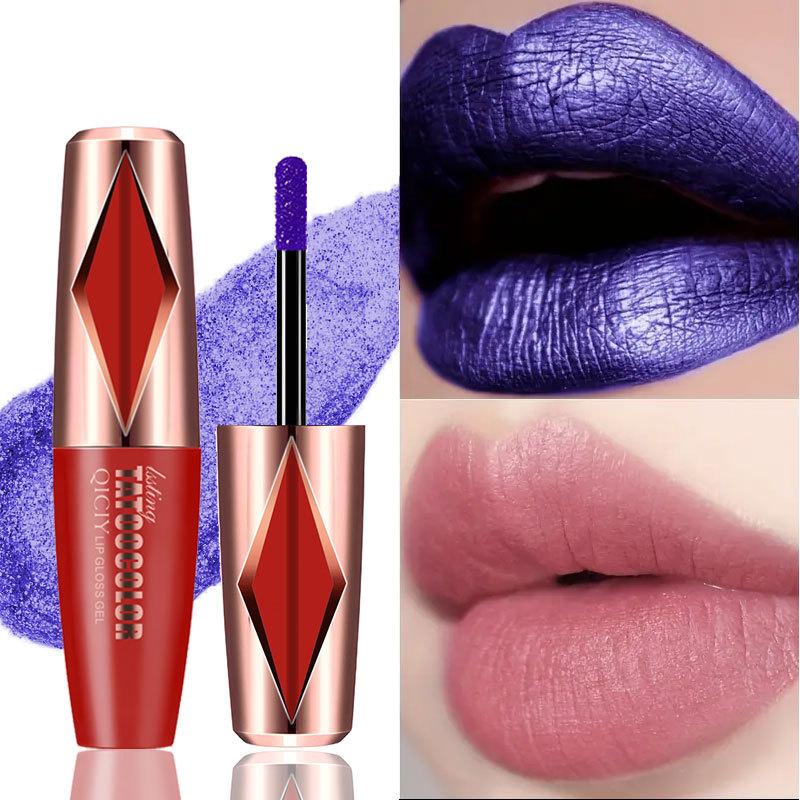 Peel Off Liquid Lipstick Rose Pink Lip Gloss Matte Outline Contour Tattoo Lip Stain Cosmetic Waterproof Transfer Lip Makeup