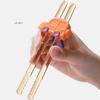 1 Set Kids Third Gear Adjustment Tiger Mouth Training Chopsticks Baby Safety Learning Aid ChopSticks Correction Of Grip Posture