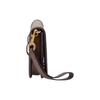 Gucci Blondie Metal Double G Logo Detachable Wrist Strap Gold Tone Accessories Canvas Handbag Wrist Bag Clutch Mini Men Ebony
