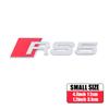 RS3 RS4 RS5 RS6 RS7 RS8 Logo Car ABS Emblem Body Tail Trunk Decoration Sticker Accessories For Audi A1 A2 A3 A4 A5 A6 A7 A8 RS S