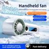 Ventilador de mano portátil con refrigeración por hielo, plegable, recargable por USB y silencioso