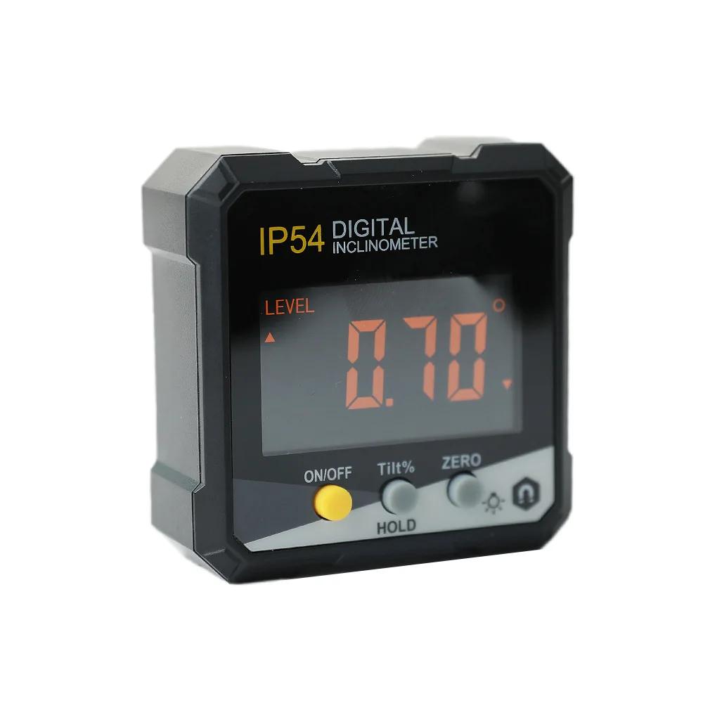 HUOTO Digital Inclinometer with Protractor Function, Incline Box, Angle Meter, Slope and Level Measurement Tool