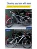 CYLION Bicycle Cleaning Tool Set: Multifunctional Chain & Tire Brushes with Chain Washer