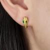S925 Sterling Silver Zircon Snake Earrings - Cute, Stylish Animal Spirit Jewelry for Women