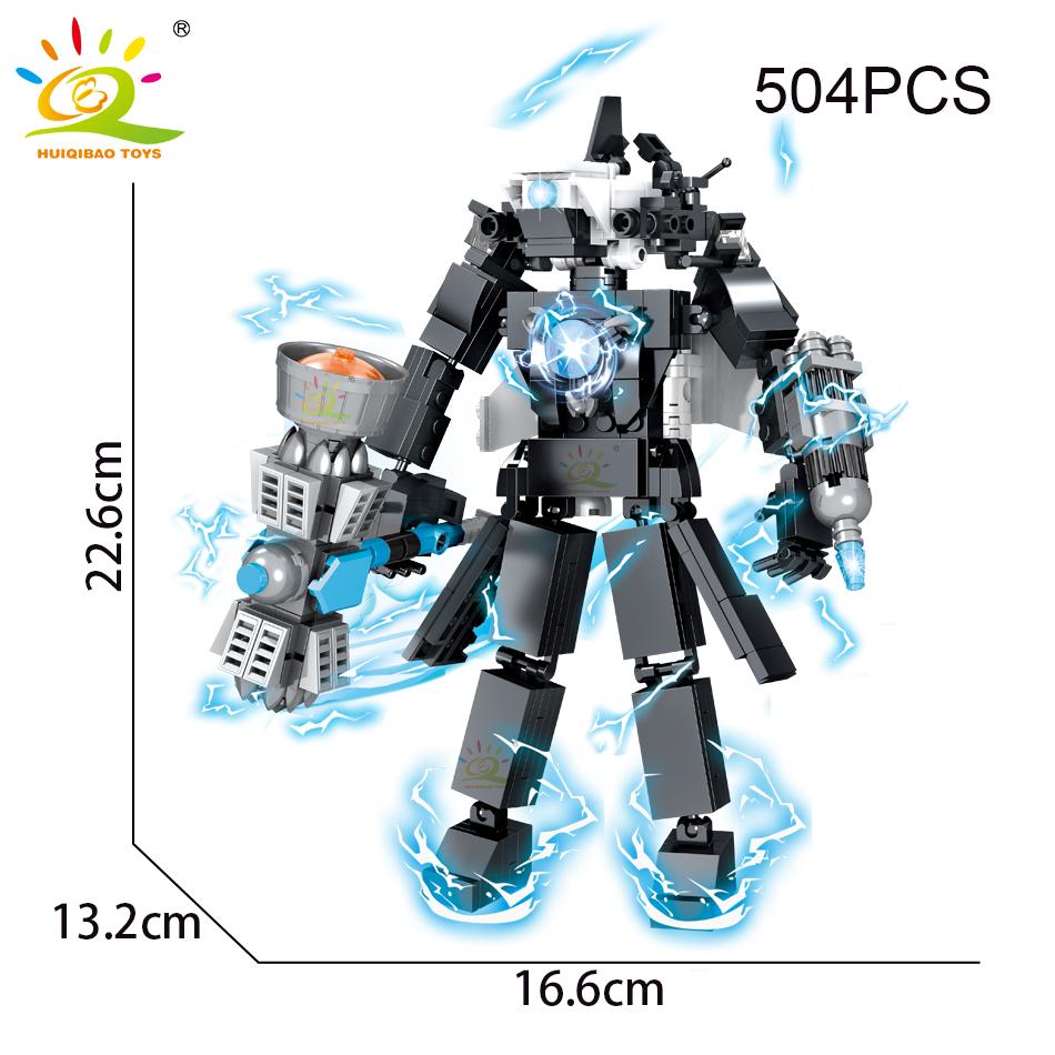 Non-Toxic Diy Skibidi Toilet Man Monitor Man Building Blocks Set Titan Speaker Man Titan Camera Model Bricks Toys For Children Adult