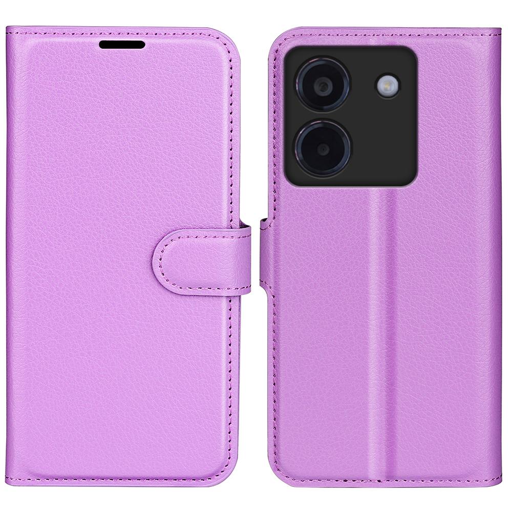 For Xiaomi Poco M7 Pro 5G Case Litchi Texture Shockproof Leather Wallet Phone Cover