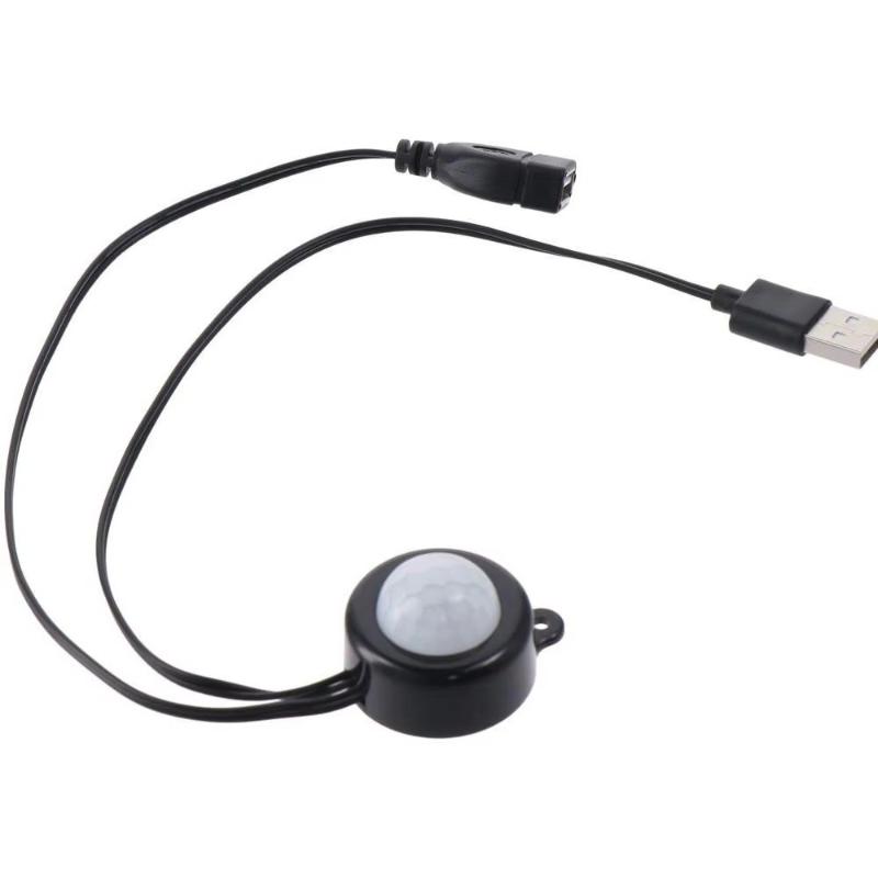 5V-24V PIR Movement Induction Switch, Single Pack Infrared Sensor for LED Light Strip