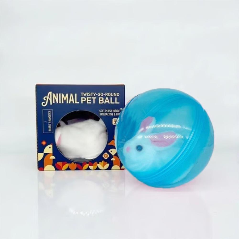 Transparent Pet Rolling Ball Built-in Animal Plastic Material Pet Exercise Active Ball Design Self-Rotating