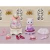 Sylvanian Families Town Fashion Set Persian Cat Sister Toy Dollhouse 3 Years and Up