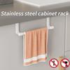 Hangend handdoekenrek zonder boren voor de keuken - Opbergorganizer voor over de kastdeur voor vaatdoekjes, handschoenen, sponsenhouder