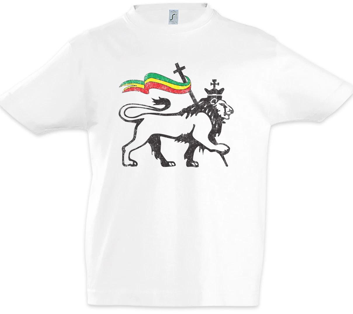 LION OF JUDAH II Kids Boys kids boys T-Shirt Bob Rasta Reggae Marley Jamaica Lion by 110