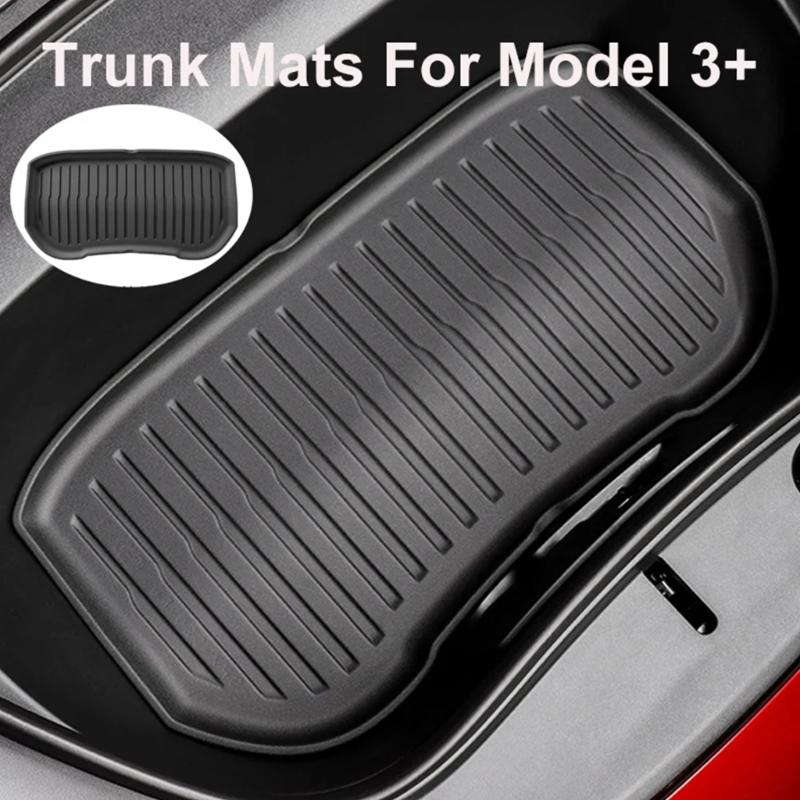 Car Front Rear Trunk Mats Storage Pads Cargo Tray For Car 3+ Highland Accessories Dustproof Waterproof Protect Cushion