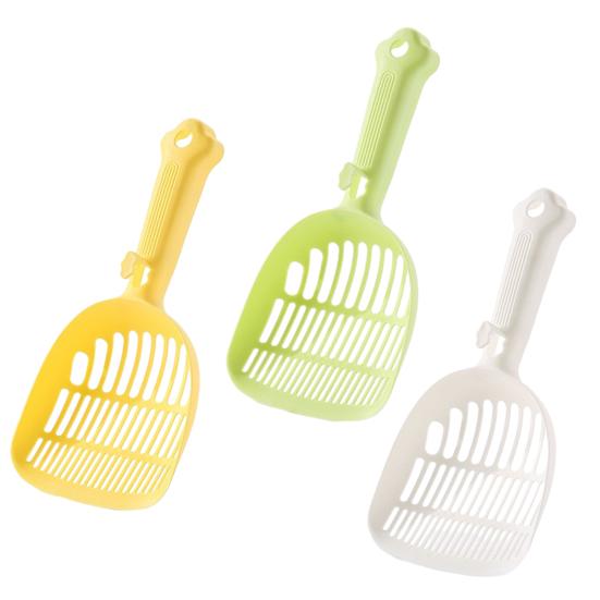 Cat Litter Scoop Plastic Pet Litter Scooper with 3-Layer Mesh Design Deep Shovel Pooper Lifter for Cat Litter Box