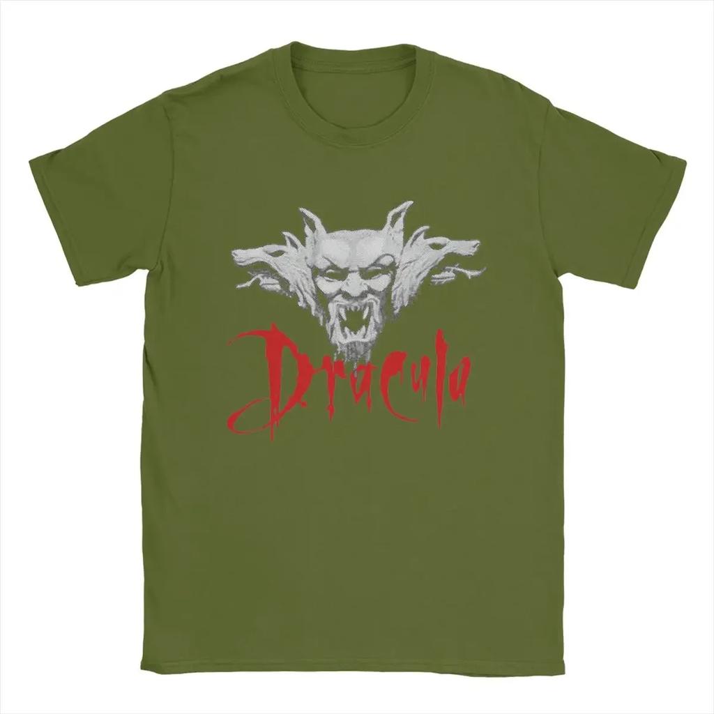 Dracula Bram Stoker T Shirts Cotton Clothing Vintage Short Sleeve Round Collar Tees Gift Idea T-Shirts